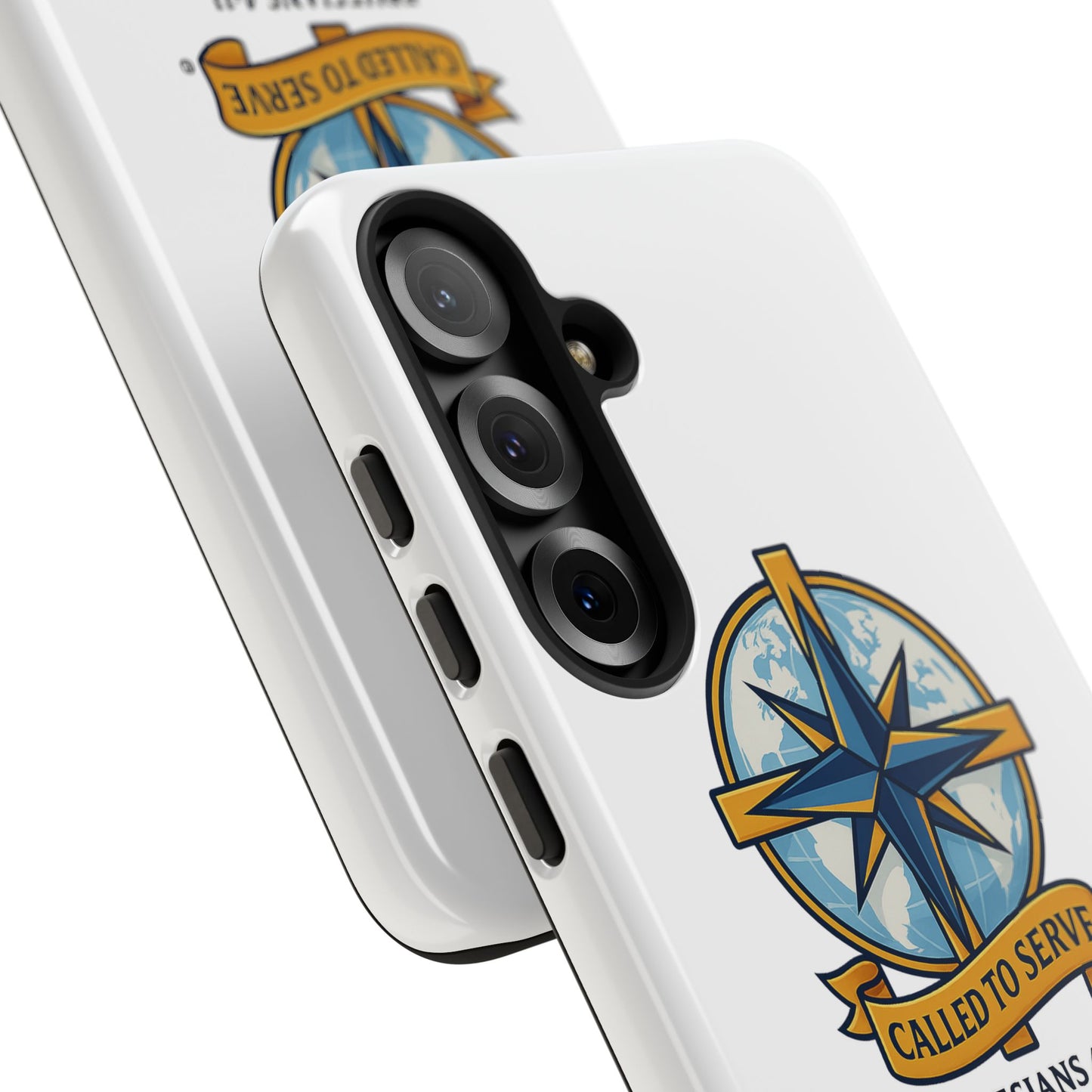 Called to Serve (Full Color), Rugged Phone Case, Inspirational Mobile Cover, Gift for Faith Lovers, Faith-Based Protector - Cross Apparel USA