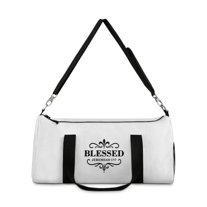 Blessed Duffel Bag | Stylish Gym Bag, Travel Bag for Women, Motivational Fitness Bag, Faith-Inspired Luggage, Gift for Believers