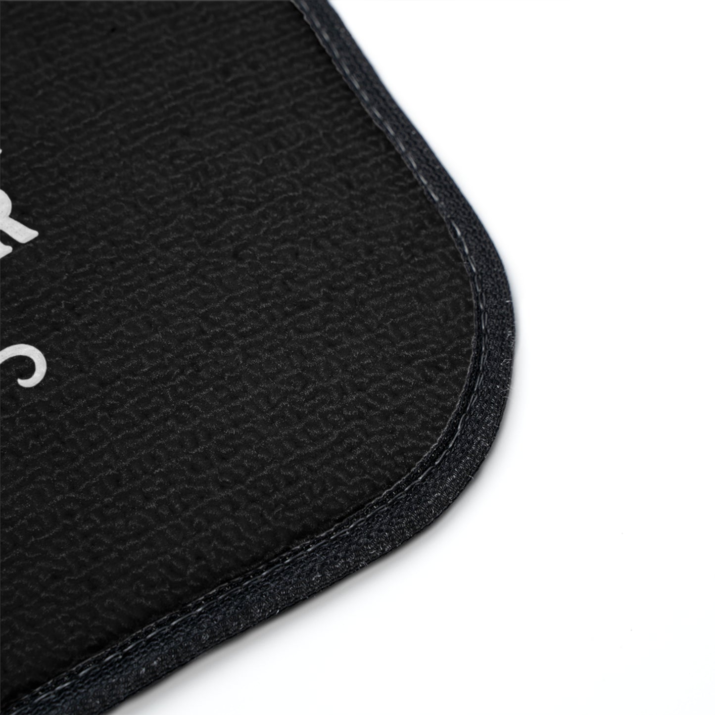 Kingdom Ambassador (White Lettering on Black) Car Floor Mat. 1 piece