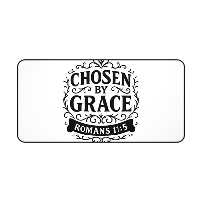 Chosen by Grace Inspirational Office Decor, Christian Gift, Desk Accessory, Motivational Workspace - Cross Apparel USA