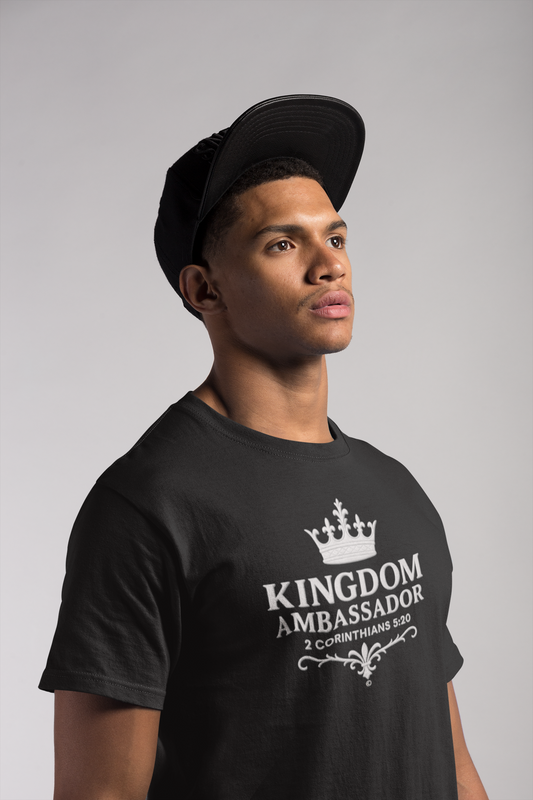 Kingdom Ambassador (White Lettering) Unisex Activewear Workout Apparel Performance Moisture Wicking Tee T-shirt Shirt