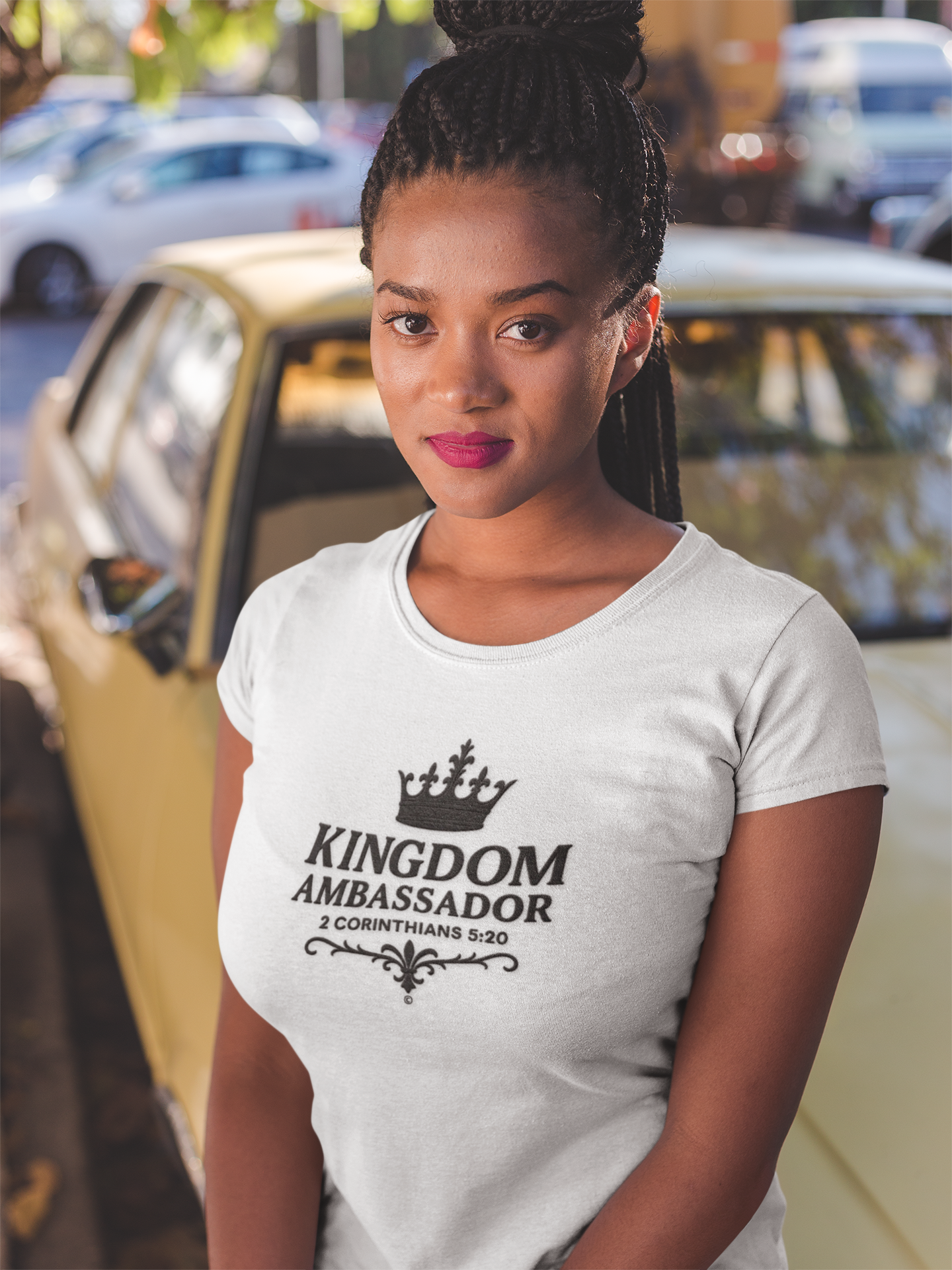 Kingdom Ambassador (Black Lettering) Women's Softstyle Tee