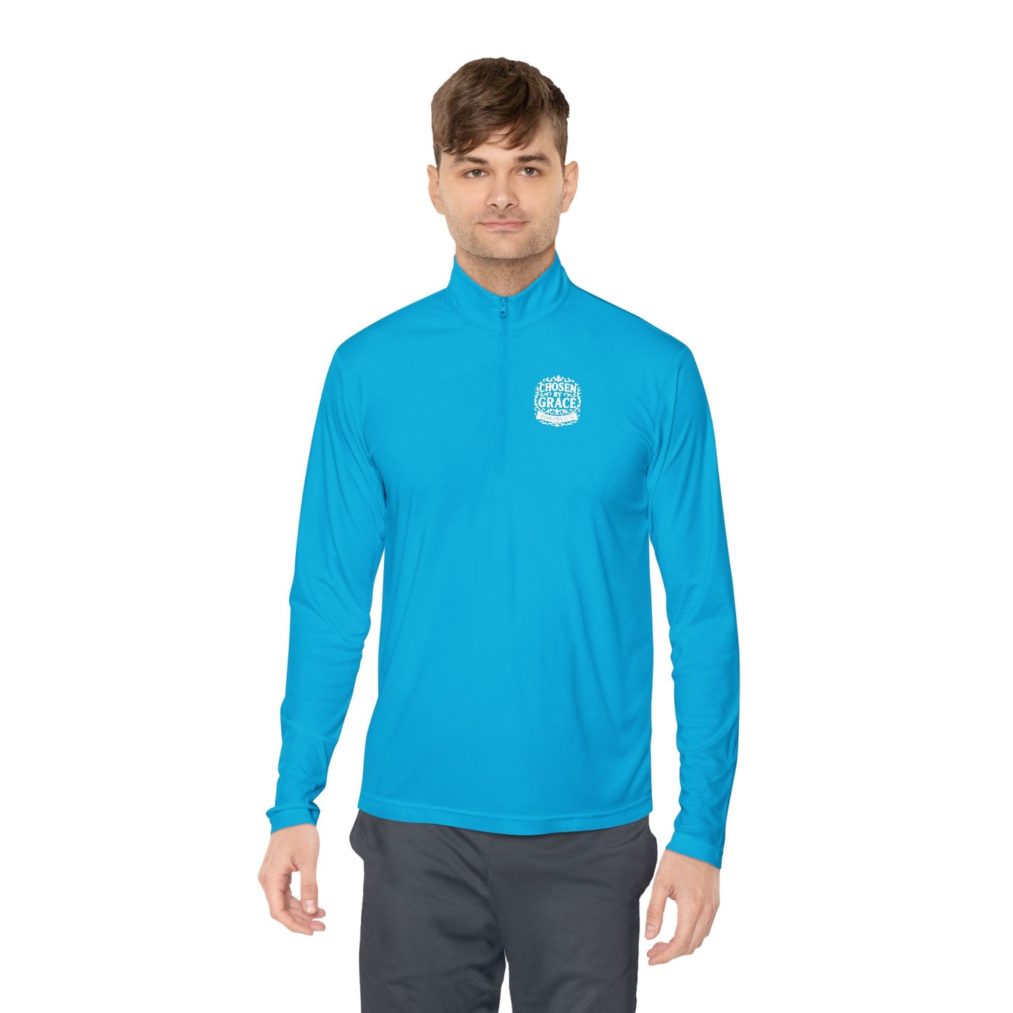 Chosen by Grace Stylish Unisex Quarter-Zip Pullover for Everyday Comfort