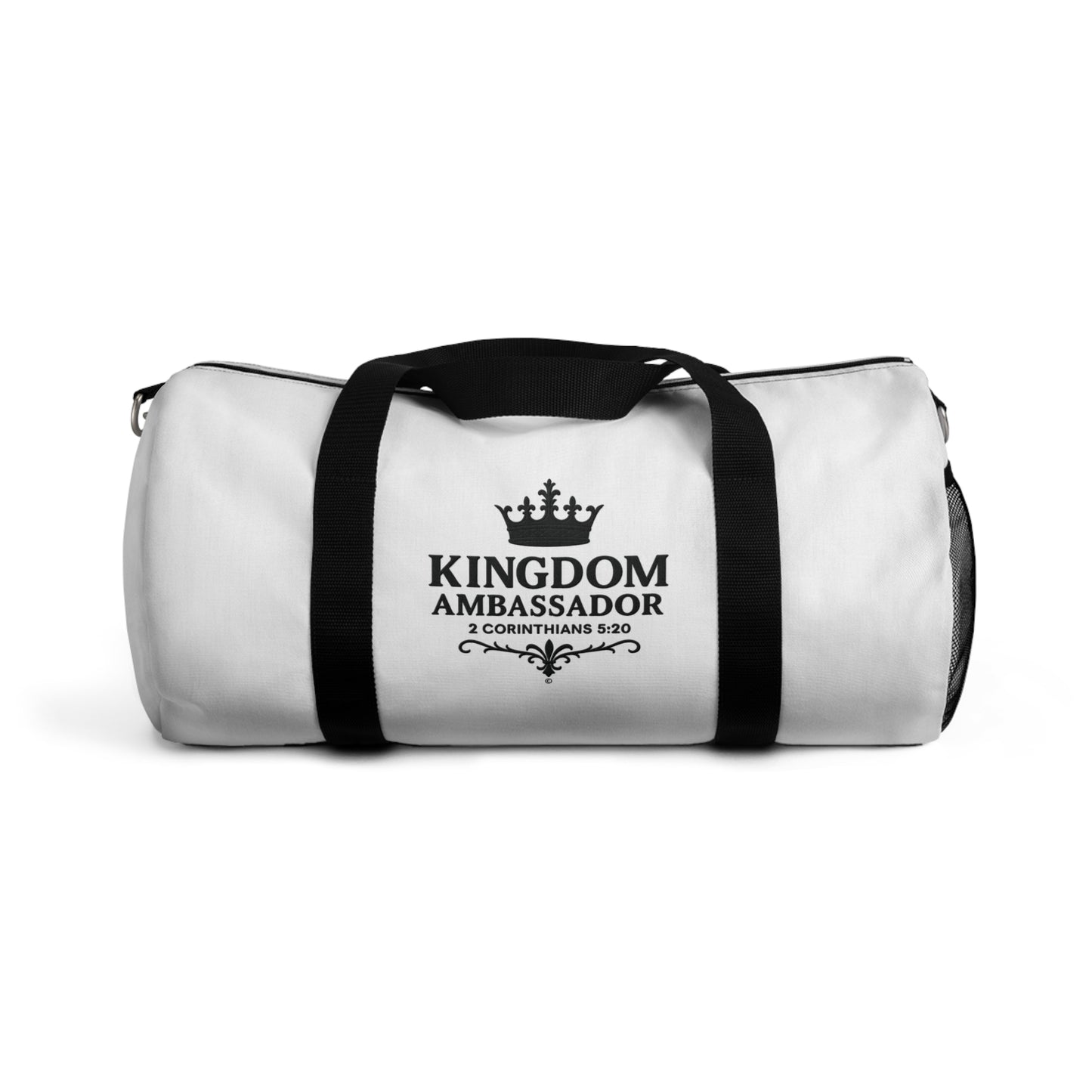 Kingdom Ambassador Duffel Bag | Stylish Gym Bag, Travel Bag for Women, Motivational Fitness Bag, Faith-Inspired Luggage, Gift for Believers