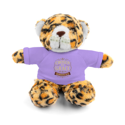 Chosen by Grace (Full Color) Plush Toy with Tee, Faith-Inspired Stuffed Animal, Inspirational Gift, Birthday Present, Encouragement Gift
