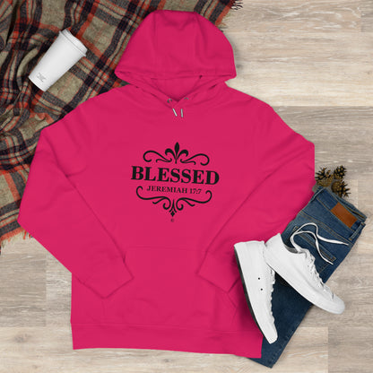 Blessed (Black Lettering Design on Front only) Hooded Sweatshirt