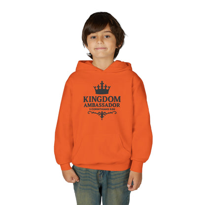 Kingdom Ambassador Youth Hoodie Hooded Sweatshirt Apparel Clothing for Kids, Perfect Gift for Young Believers