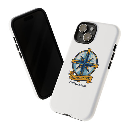 Called to Serve (Full Color), Rugged Phone Case, Inspirational Mobile Cover, Gift for Faith Lovers, Faith-Based Protector - Cross Apparel USA
