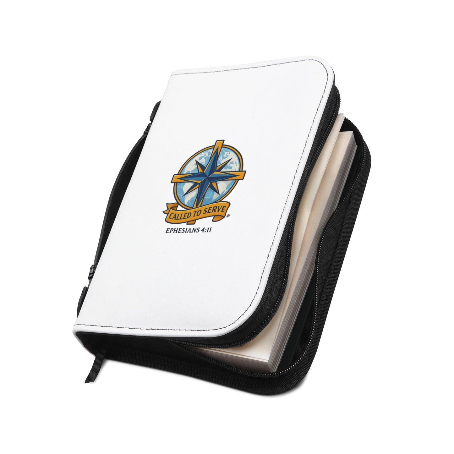 Called to Serve (Full Color) Inspirational Bible Cover, Gift for Believers, Faith-Based Book Cover - Cross Apparel USA