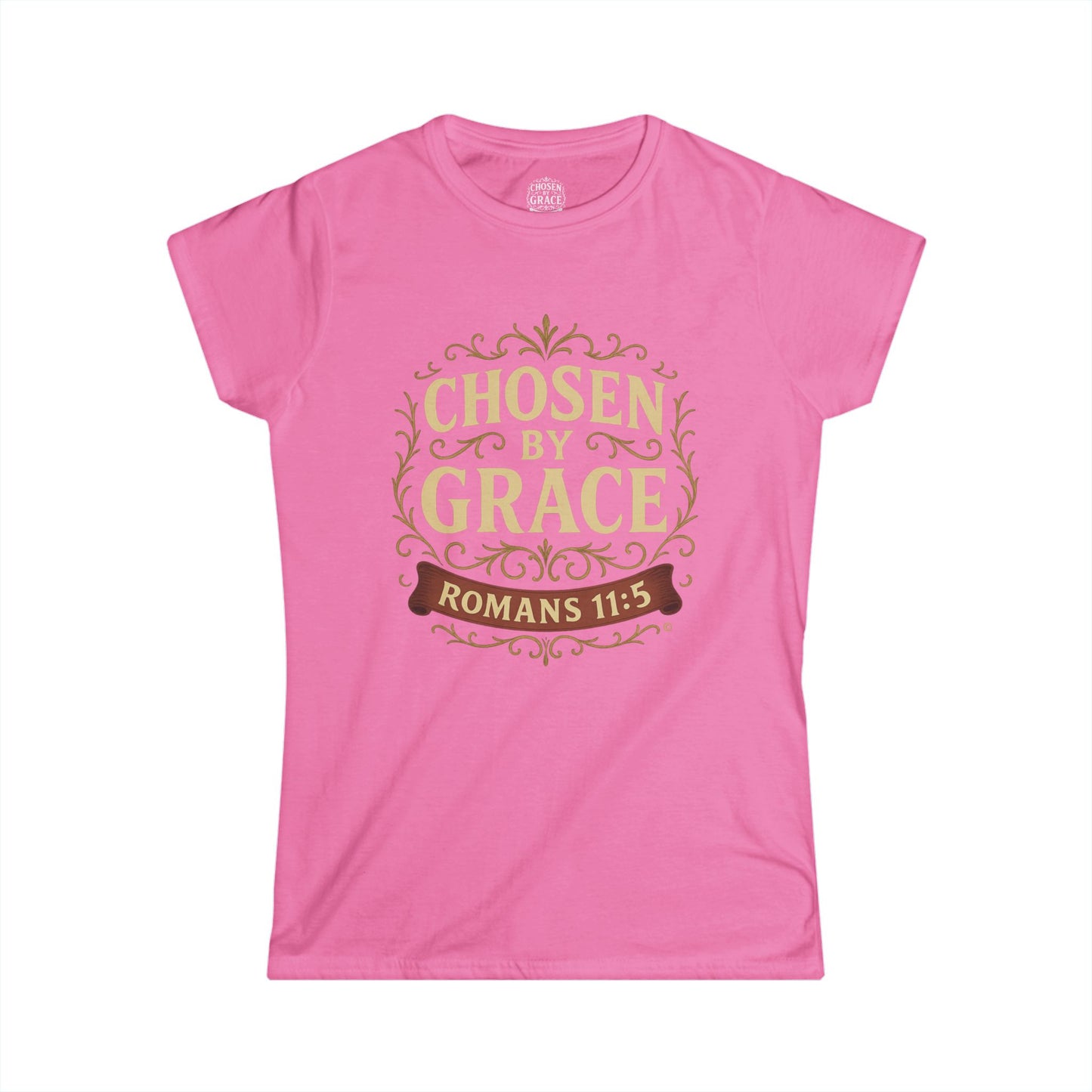 Chosen by Grace (Full Color) Women's Softstyle Tee