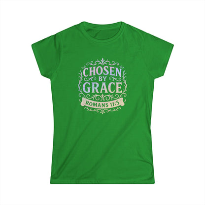 Chosen by Grace (Multi-color Limited Edition) Women's Softstyle Tee - Cross Apparel USA