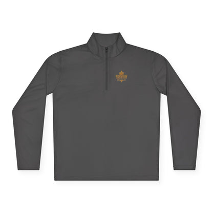 Kingdom Ambassador (Gold Lettering ) Stylish Unisex Quarter-Zip Pullover for Everyday Comfort