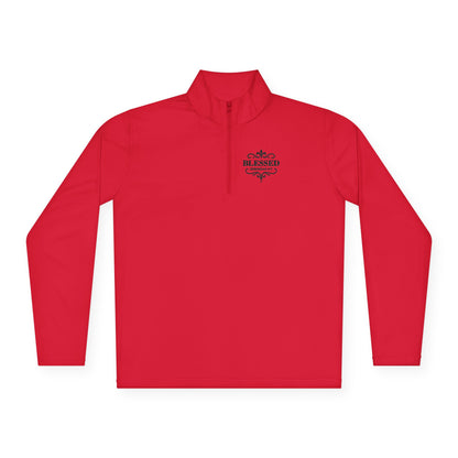 Blessed Stylish Unisex Quarter-Zip Pullover for Everyday Comfort, Cozy Apparel, Trendy Layering, Casual Wear, Great for Believers