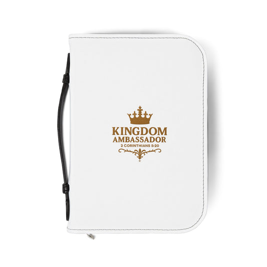 Kingdom Ambassador (Gold Lettering) Inspirational Bible Cover, Gift for Believers, Faith-Based Book Cover
