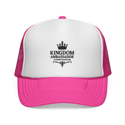 Kingdom Ambassador Trucker Cap for Everyday Style, Faith-based Gift, Inspirational Headwear
