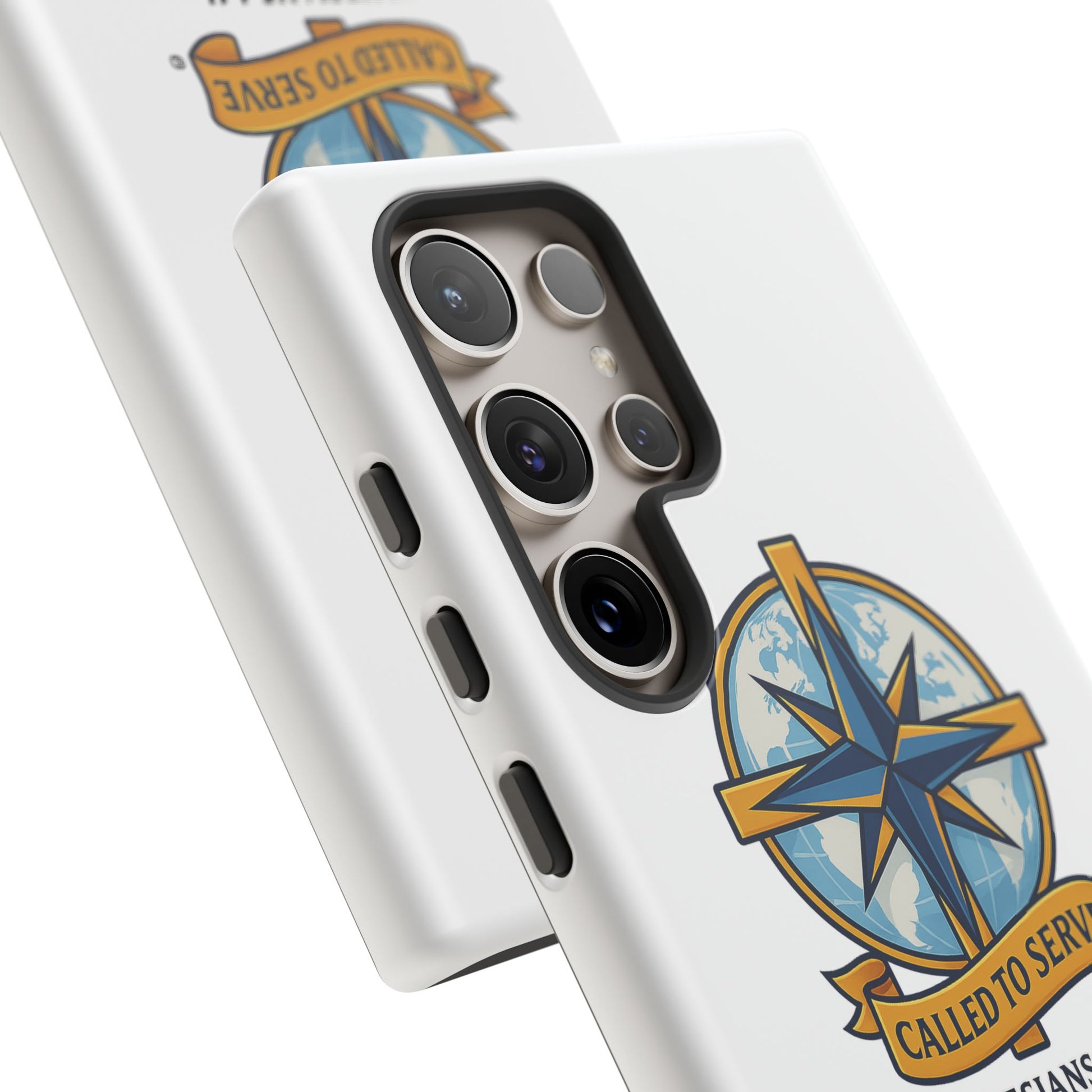 Called to Serve (Full Color), Rugged Phone Case, Inspirational Mobile Cover, Gift for Faith Lovers, Faith-Based Protector - Cross Apparel USA