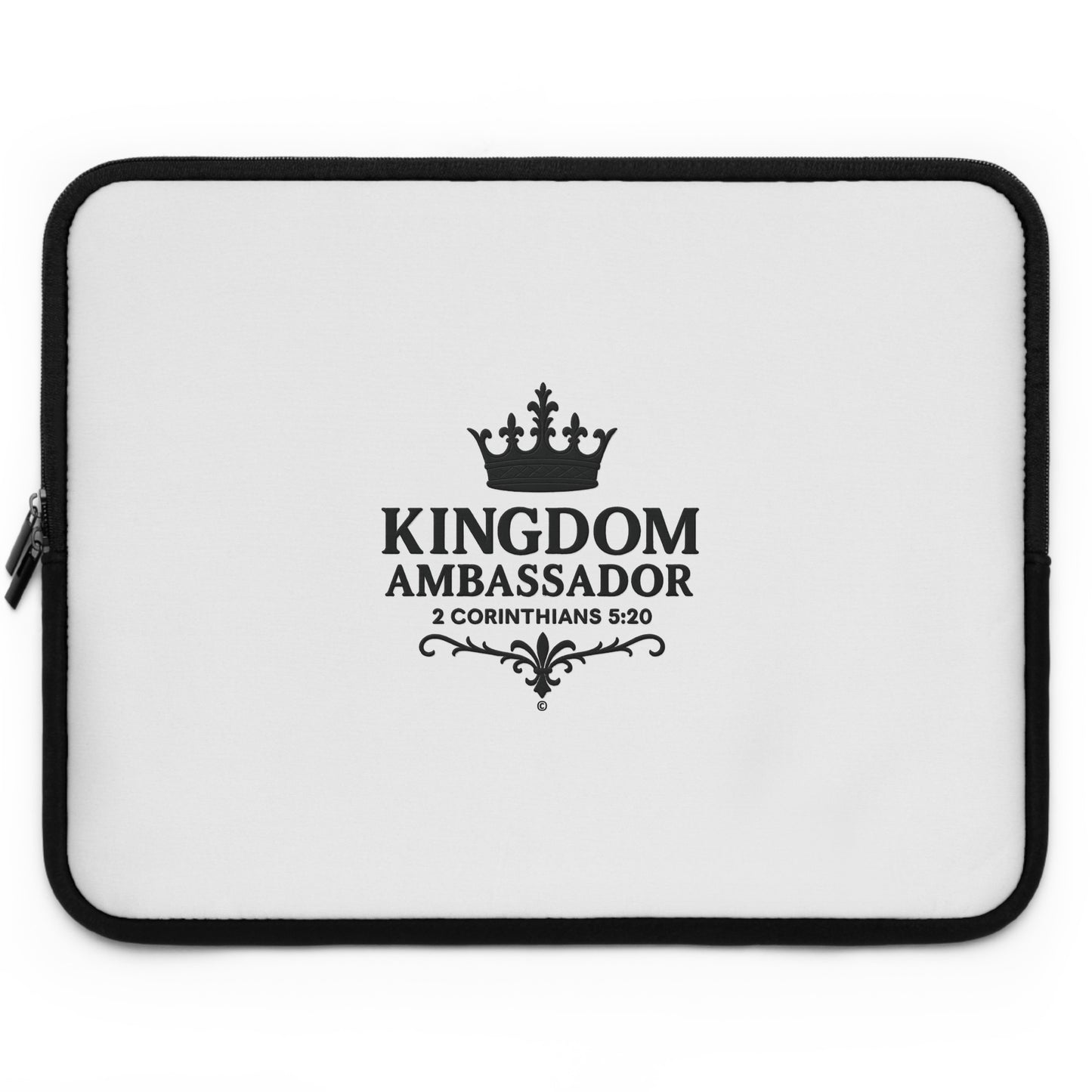 Kingdom Ambassador Laptop Sleeve - Inspirational Tech Accessory, Christian Gift, Stylish Protection for Devices, Faith-Based Protector