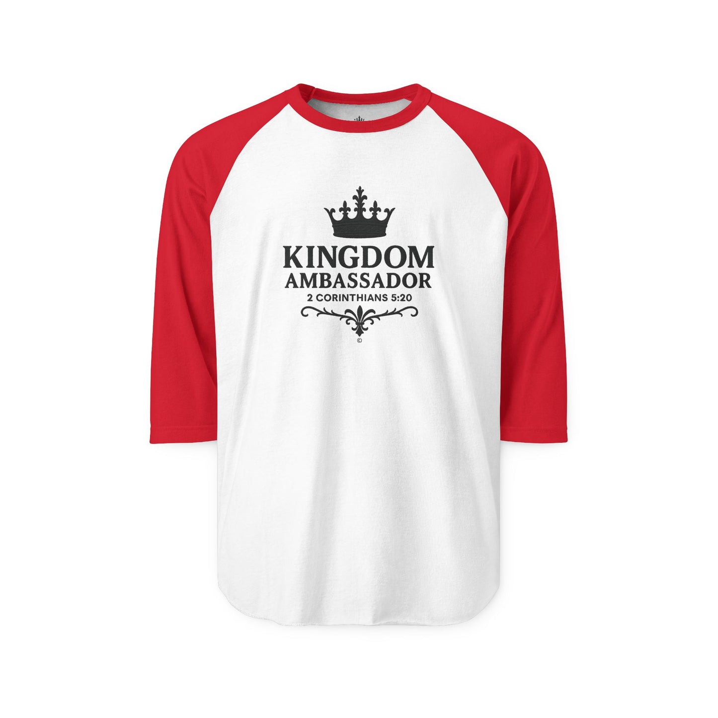 Kingdom Ambassador Raglan Shirt 3/4-Sleeve Baseball Shirt Clothing Apparel