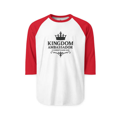 Kingdom Ambassador Raglan Shirt 3/4-Sleeve Baseball Shirt Clothing Apparel