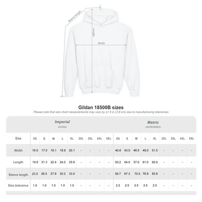 Chosen by Grace (Black Lettering) Youth Heavy Blend Hooded Sweatshirt