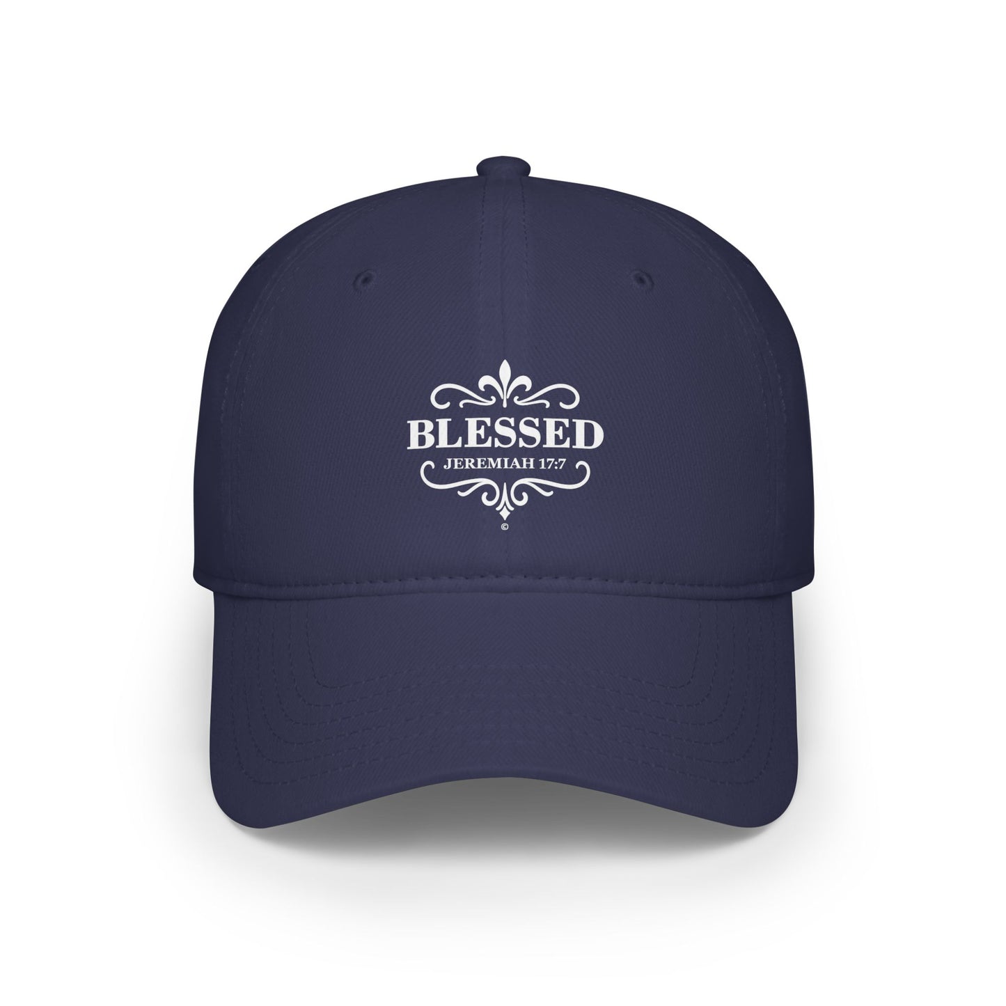 Blessed Low Profile Baseball Cap (White Lettering) - Trendy Casual Hat for All Occasions, Gifts for Sports Lovers, Comfortable Everyday Wear