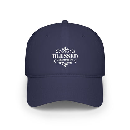 Blessed Low Profile Baseball Cap (White Lettering) - Trendy Casual Hat for All Occasions, Gifts for Sports Lovers, Comfortable Everyday Wear