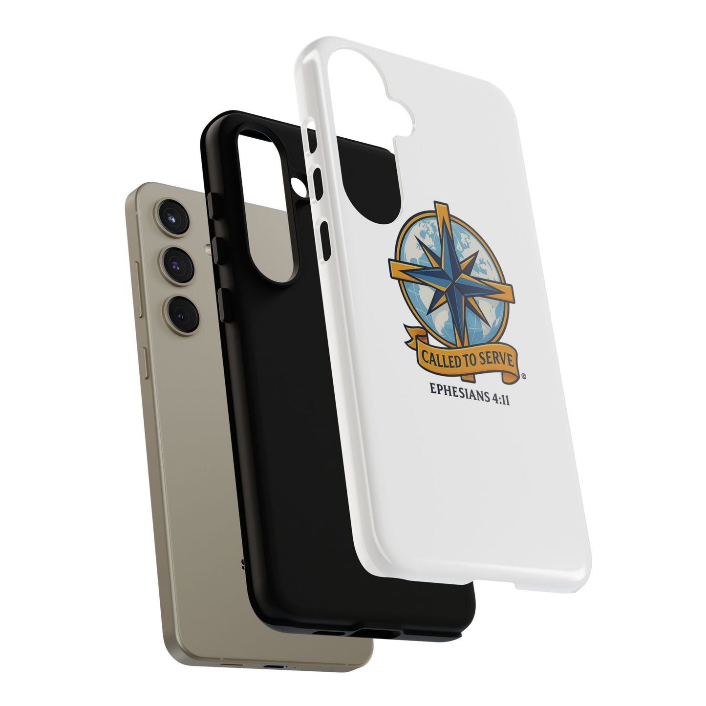 Called to Serve (Full Color), Rugged Phone Case, Inspirational Mobile Cover, Gift for Faith Lovers, Faith-Based Protector
