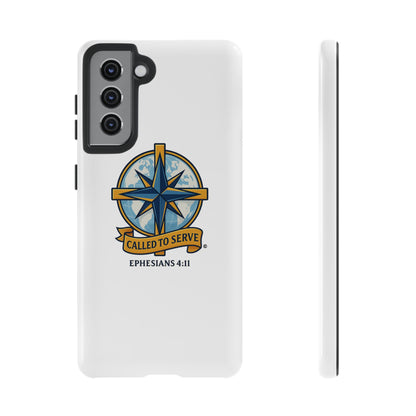 Called to Serve (Full Color), Rugged Phone Case, Inspirational Mobile Cover, Gift for Faith Lovers, Faith-Based Protector - Cross Apparel USA