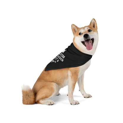 Kingdom Ambassador Pet (White Lettering on Black) Bandana
