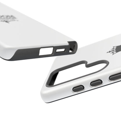 Kingdom Ambassador (Black Lettering) Rugged Phone Case, Inspirational Mobile Cover, Gift for Faith Lovers, Faith-Based Protector - Cross Apparel USA