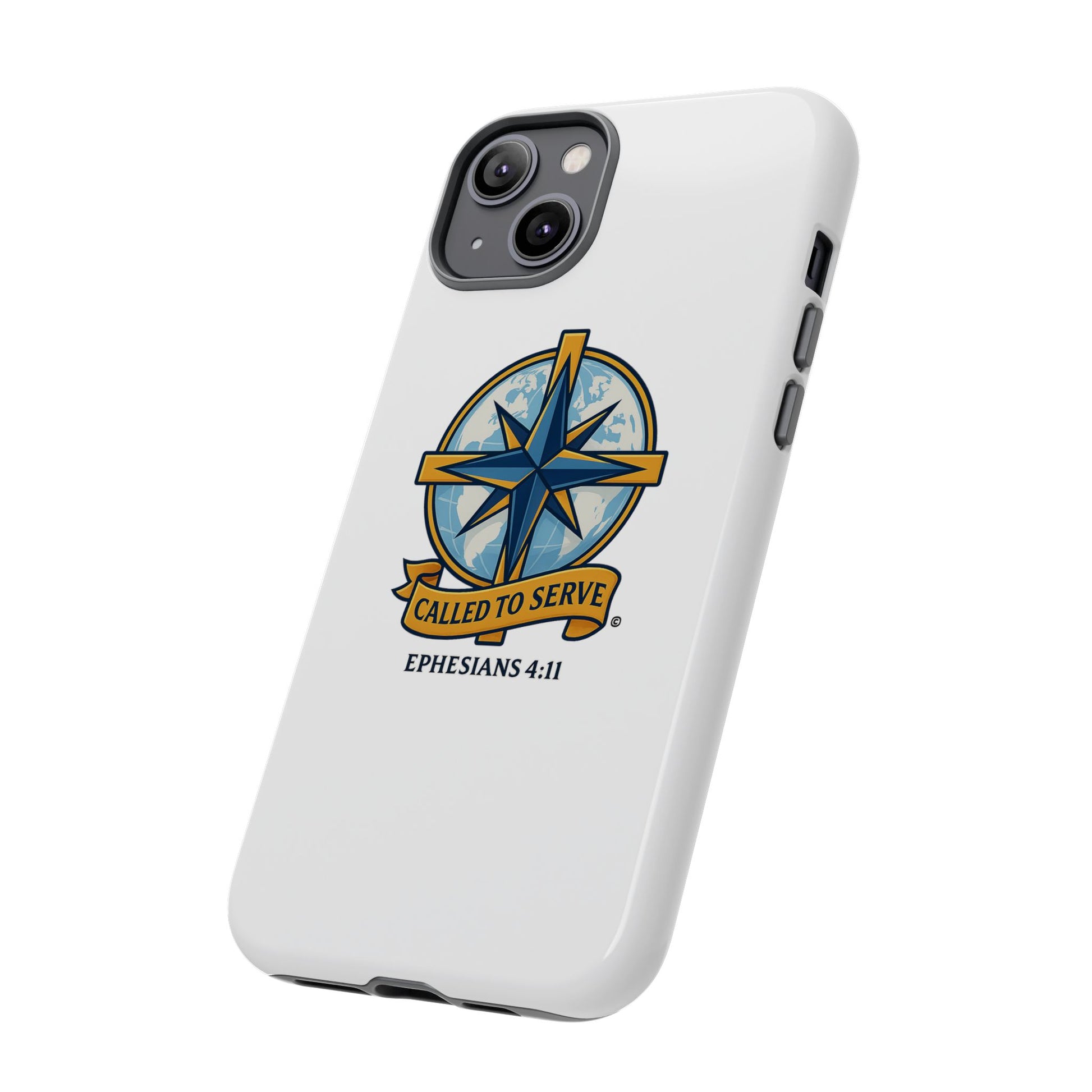 Called to Serve (Full Color), Rugged Phone Case, Inspirational Mobile Cover, Gift for Faith Lovers, Faith-Based Protector - Cross Apparel USA