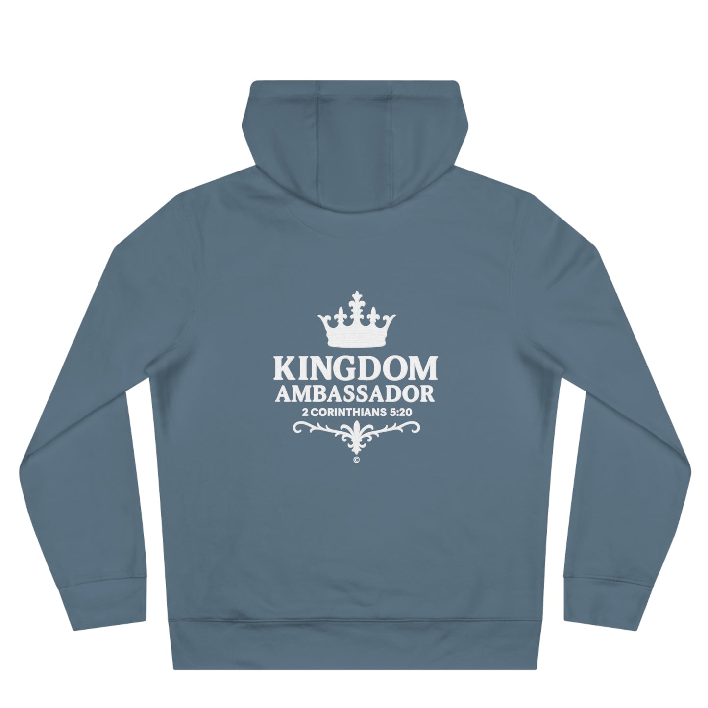 Kingdom Ambassador (Small Design on Front, Large Design on Back) Unisex Apparel Clothing Hoodie Hooded Sweatshirt