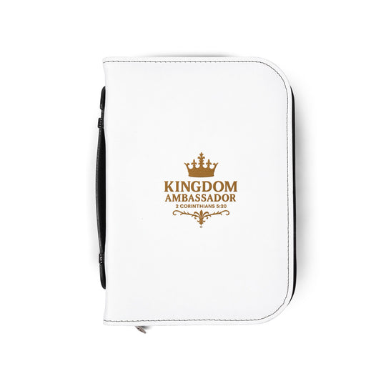 Kingdom Ambassador (Gold Lettering) Inspirational Bible Cover, Gift for Believers, Faith-Based Book Cover