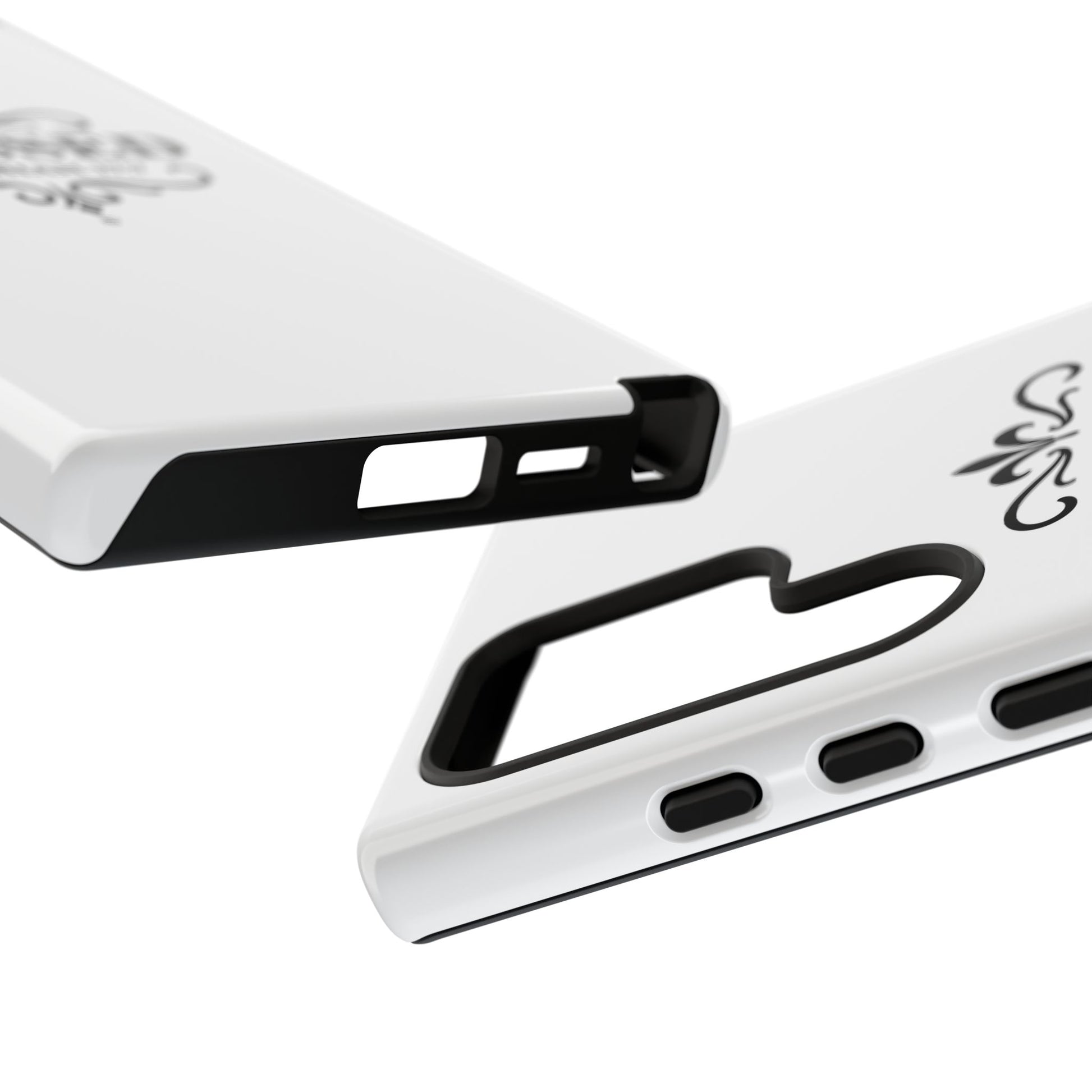 Blessed (Black Lettering), Rugged Phone Case, Inspirational Mobile Cover, Gift for Faith Lovers, Faith-Based Protector - Cross Apparel USA