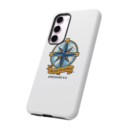 Called to Serve (Full Color), Rugged Phone Case, Inspirational Mobile Cover, Gift for Faith Lovers, Faith-Based Protector - Cross Apparel USA