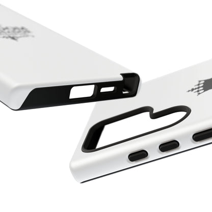 Kingdom Ambassador (Black Lettering) Rugged Phone Case, Inspirational Mobile Cover, Gift for Faith Lovers, Faith-Based Protector - Cross Apparel USA