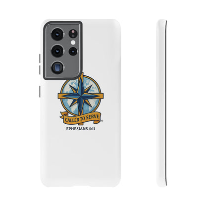 Called to Serve (Full Color), Rugged Phone Case, Inspirational Mobile Cover, Gift for Faith Lovers, Faith-Based Protector - Cross Apparel USA