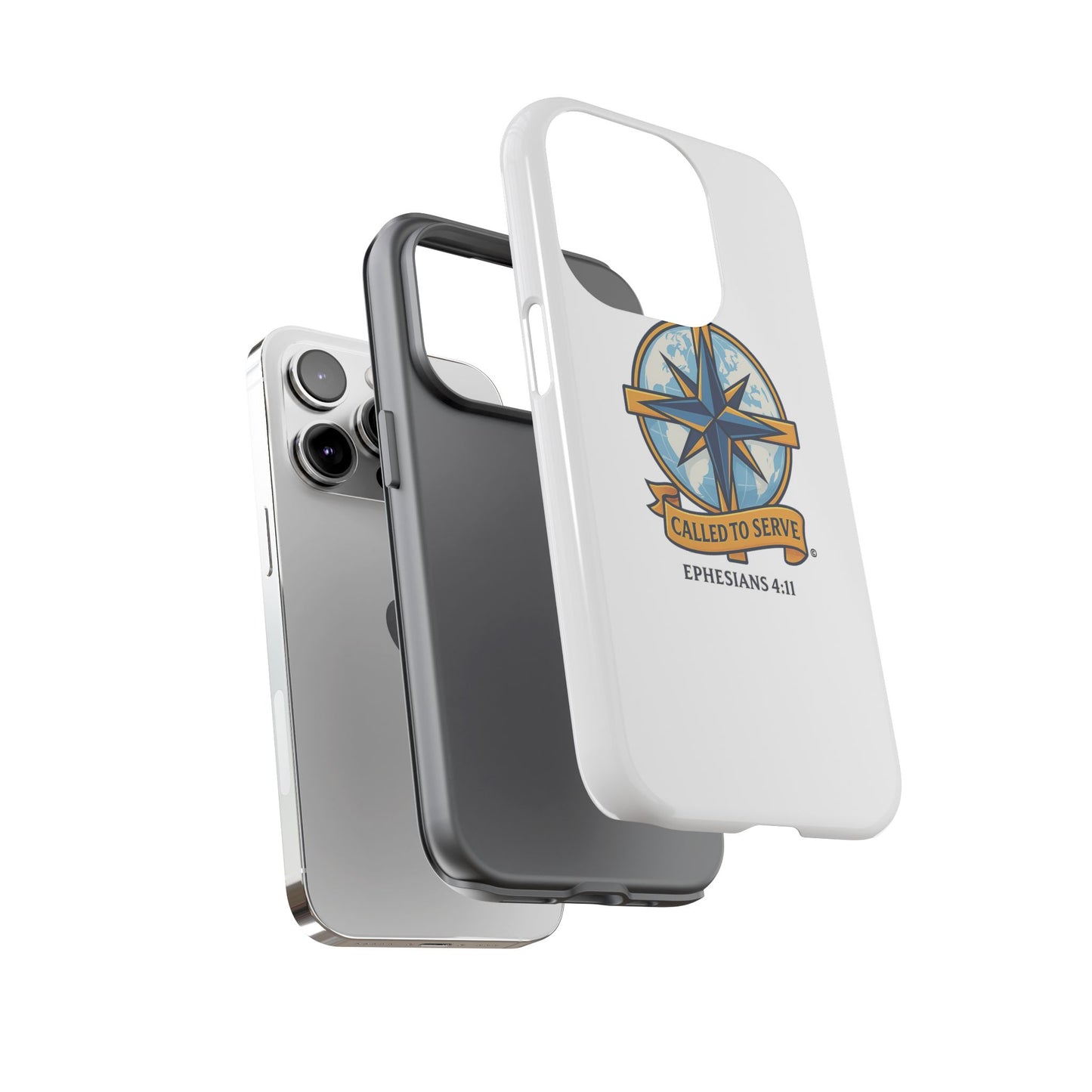 Called to Serve (Full Color), Rugged Phone Case, Inspirational Mobile Cover, Gift for Faith Lovers, Faith-Based Protector