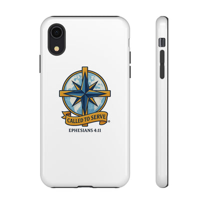 Called to Serve (Full Color), Rugged Phone Case, Inspirational Mobile Cover, Gift for Faith Lovers, Faith-Based Protector - Cross Apparel USA