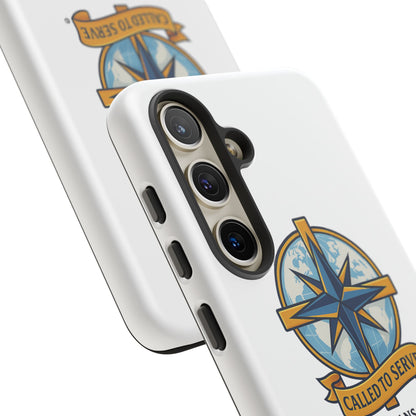 Called to Serve (Full Color), Rugged Phone Case, Inspirational Mobile Cover, Gift for Faith Lovers, Faith-Based Protector - Cross Apparel USA