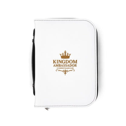 Kingdom Ambassador (Gold Lettering) Inspirational Bible Cover, Gift for Believers, Faith-Based Book Cover