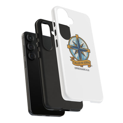 Called to Serve (Full Color), Rugged Phone Case, Inspirational Mobile Cover, Gift for Faith Lovers, Faith-Based Protector