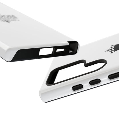 Kingdom Ambassador (Black Lettering) Rugged Phone Case, Inspirational Mobile Cover, Gift for Faith Lovers, Faith-Based Protector - Cross Apparel USA