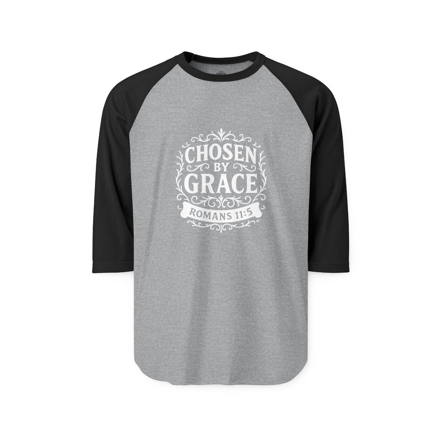 Chosen by Grace Raglan Shirt 3/4-Sleeve Baseball Shirt Clothing Apparel