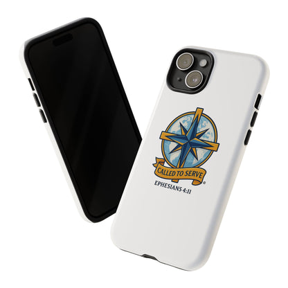 Called to Serve (Full Color), Rugged Phone Case, Inspirational Mobile Cover, Gift for Faith Lovers, Faith-Based Protector - Cross Apparel USA