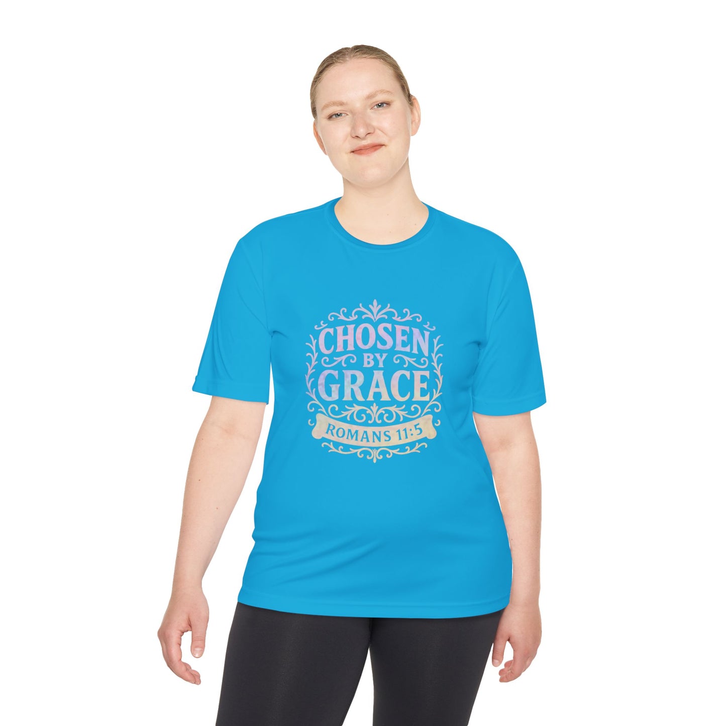 Chosen by Grace (Multi-color Limited Edition) Unisex Apparel Clothing Moisture Wicking Tee T-shirt Shirt