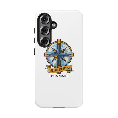 Called to Serve (Full Color), Rugged Phone Case, Inspirational Mobile Cover, Gift for Faith Lovers, Faith-Based Protector - Cross Apparel USA
