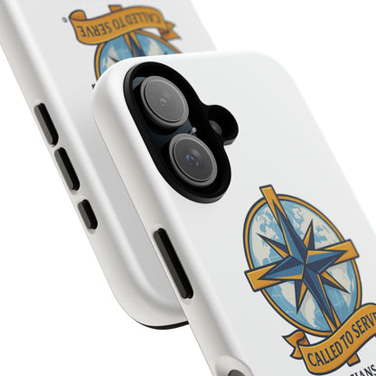Called to Serve (Full Color), Rugged Phone Case, Inspirational Mobile Cover, Gift for Faith Lovers, Faith-Based Protector - Cross Apparel USA