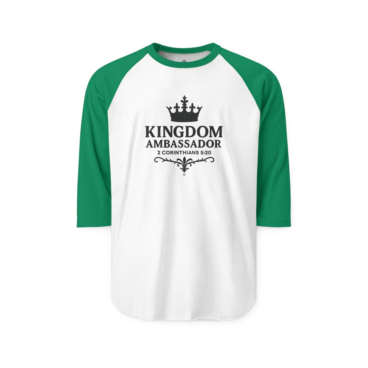 Kingdom Ambassador Raglan Shirt 3/4-Sleeve Baseball Shirt Clothing Apparel