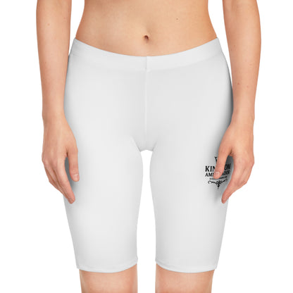 Kingdom Ambassador Women's Bike Shorts, Activewear for Cycling, Exercise, Summer, Outdoor Fitness, Athleisure Clothing